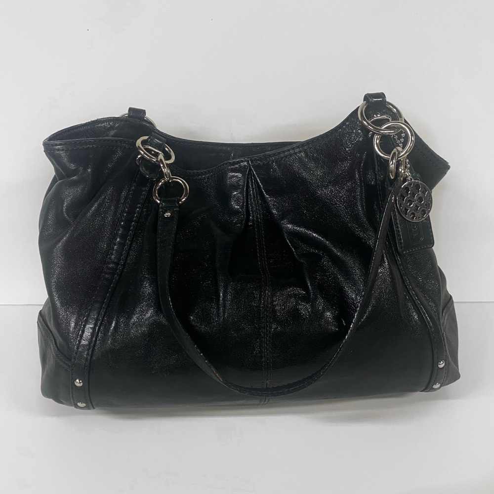 Coach | Black Leather Hobo Handbag